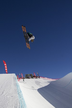 Stunning Day for Beau-James Wells at The North Face® Freeski Open Halfpipe