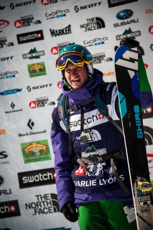 Charlie Lyons Podiums at Freeride World Tour
