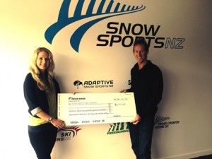 Snow Sports NZ Receives Donation for Adaptive Snow Sports Programme