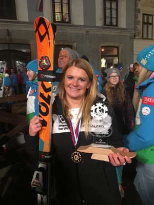 Gold and Silver for NZ Ski Racer Alice Robinson at Top International Youth Race