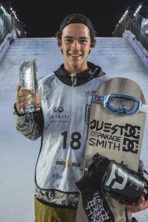 NZ Snowboarder Tiarn Collins Starts Season with World Cup Medal