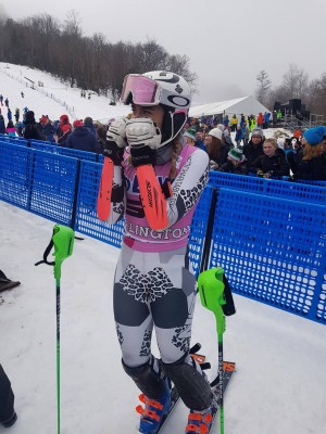 Piera Hudson Scores World Cup Slalom Points in US
