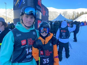 Career best results for Wānaka teens Finley Melville Ives and Gustav Legnavsky at Halfpipe World Cup 