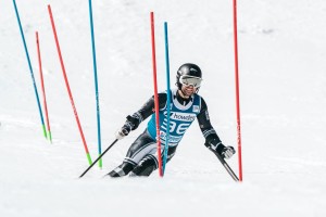 Adam Hall on top form, finishing in sixth place at Para Alpine World Cup finals