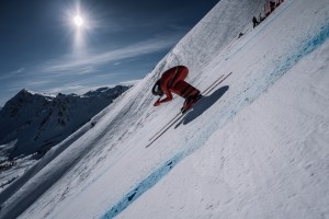 Kiwi Speed Skier Tawny Wagstaff claims first World Cup podium of his Career