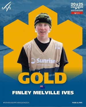 Wānaka’s Finley Melville Ives Crowned Freeski Halfpipe World Champion