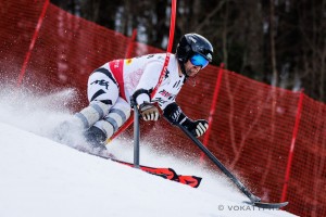 Adam Hall steps up to the podium for the first time in 2026 taking home two Para-Alpine Slalom Bronze