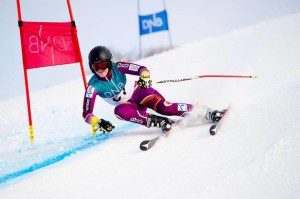 American Flag Flies High at the Audi quattro Winter Games NZ Slalom Races at Coronet Peak